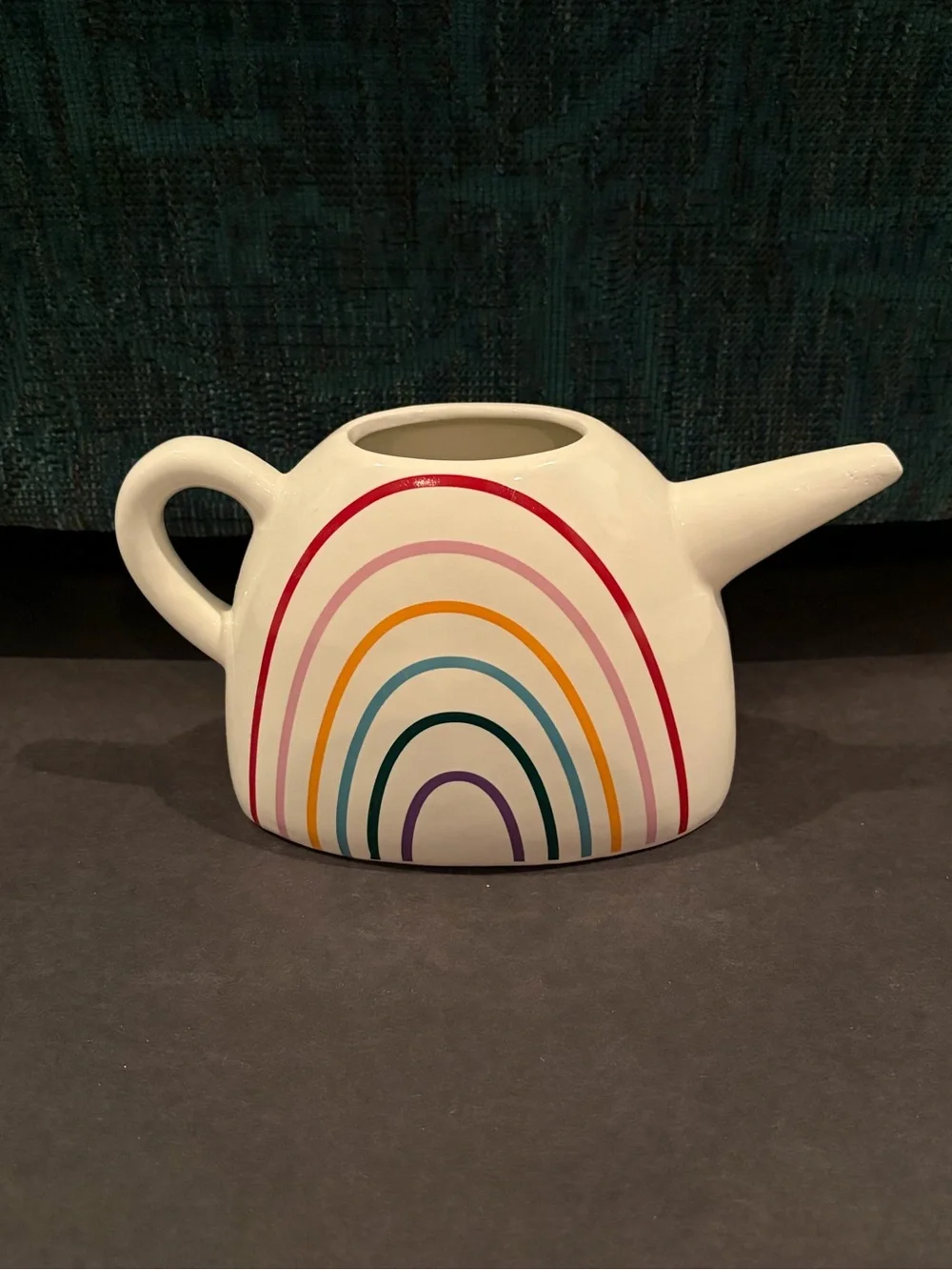 Target Bullseye Playground Ceramic Rainbow Watering Can